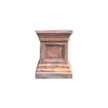 Sokkel - steen - 60 cm - oxide afwerking - massief