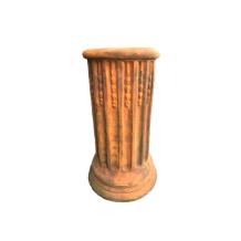Ronde sokkel - steen - 50 cm - oxide-afwerking - opvallend
