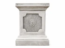 Stenen sokkel vierkant – massief steen – 37 cm – klassiek