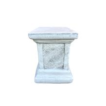 Sokkel - stenen voet - 33 cm - moderne uitstraling - wit