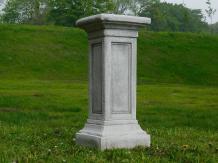 Piédestal - pierre - 72 cm - style romain/grec - élégant