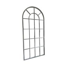 Grote forse spiegel, metalen frame, wandspiegel