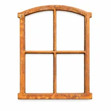 Gietijzeren stalraam 'Rose' – 47,5 × 63 cm – rustiek