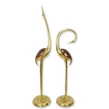 Set van 2 bronzen kraanvogels – 173 en 139 cm – exclusief