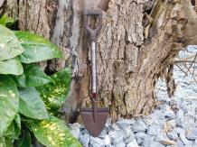 Temperaturmesser in Form einer Schaufel, Gusseisen