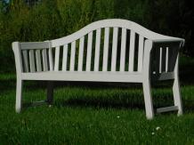 Banc de jardin Robust 3 personnes - Bois dur - Argile