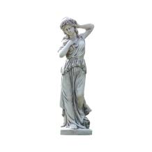 Staande vrouw - stenen beeld - 95 cm - gedetailleerd
