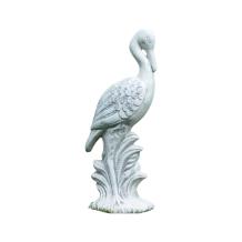 Kraanvogel - stenen dierenbeeld - 61 cm - klassiek