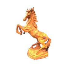 Steigerend paard - gietijzer beeld - 34 cm - rustiek