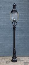 Lantaarn 'Unique' - buitenlamp, staande lantaarn - zwart