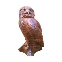Uil - stenen dierenbeeld - 34 cm - oxide - decoratie