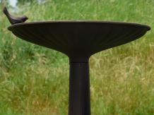 Bain d'oiseaux rond - mangeoire en fonte - 55 x 37 cm