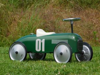 Vintage Auto - Groen #01 - 75 x 40 cm - Metaal