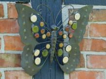 Schmetterling aus Metall - Wanddekoration