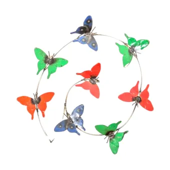 Schmetterling Ornament - Runder Wandschmuck - 'The Butterflies'