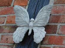 Vlinder - stenen dierenbeeld - 25 cm - klassieke decoratie