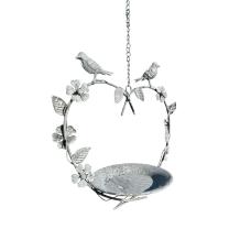Vogelvoederbakje - hangend in hart vorm - metalen vogelbakje