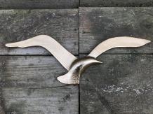 Meeuwen - set silhouetten - goudkleurig - muurdecoratie