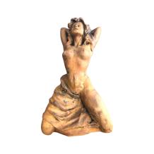 Ontblote vrouw - gietijzer - 75 cm - rustiek - oxide