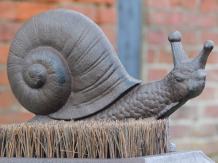 Fußfeger Schnecke, Gusseisen