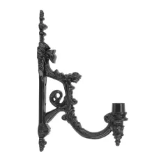 Klassieke wandarm – aluminium – 51 cm – zwart of groen