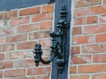 Klassieke wandarm – aluminium – 51 cm – zwart of groen