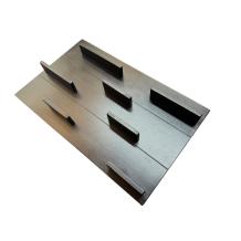 Plaque murale en bois - noire - grand support pour le mur