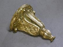 Wandkonsole - Polystone - Gold - elegante Wanddekoration