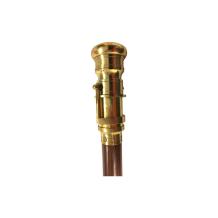 Wandelstok met verrekijker in de handgreep, messing