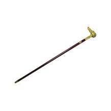 Wandelstok Hond - 88 cm - van Messing en Hout