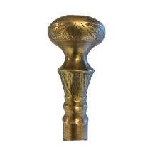 Edele wandelstok met prachtige messing knop