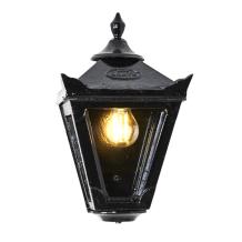 Wandlamp zwart - Victoriaans - gietijzer - plat design