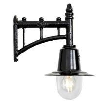 Wandlamp 'Railway' - zwart - gietijzer - klassiek Engels design