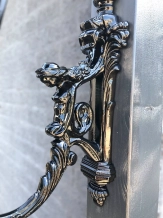 Wandlamp 'Maas' zwart - klassiek aluminium - voor buiten