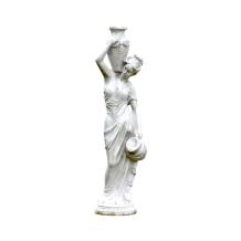 Vrouw met kruiken – 130 cm – klassiek polystone beeld