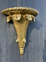 Wandkonsole - Polystone - Gold - elegante Wanddekoration