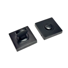 WC slot - mat zwarte sluiting - aluminium slot op rozet