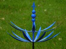 Piquet de jardin Windspinner - Bleu - Métal