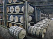 Cave à vin - 3D - décoration murale en métal - 120 x 80 cm