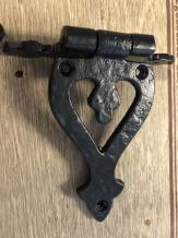 2er Set Fensterbeschläge, Scharnier, Jalousien, Fensterscharnier, Fensterladenscharnier, Schmiedeeisen-schwarz