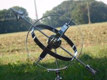 Nickel-Sonnenuhr – Marmorsockel
