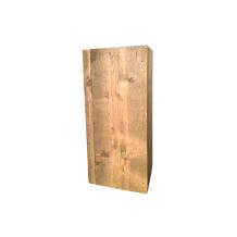 Rechthoekige sokkel - steigerhout - 50 cm - modern