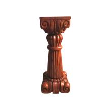 Zuil - houten sokkel - 77 cm - handgesneden - koloniaal