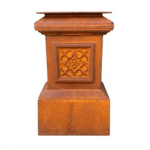 Sokkel - gietijzer - 55 cm - rustiek oppervlak - robuust