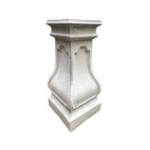 Sokkel - steen - 92 cm - klassieke uitstraling - wit