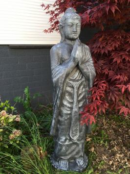 Grüße Buddha XXL-Statue, Vollstein