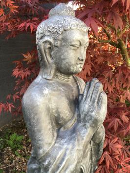 Grüße Buddha XXL-Statue, Vollstein