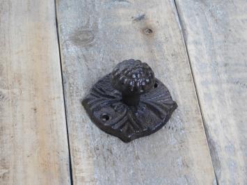Deurknop antiek landelijk, kleine knop -versierd oude deuren, country-stijl