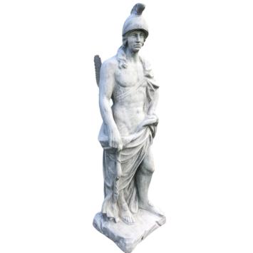 Statue en pierre d’Achille – 147 cm – force héroïque classique.