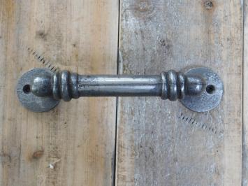Türgriff / Türdrücker, antiker Eisengriff für Türen, Schranktüren und Schubladen